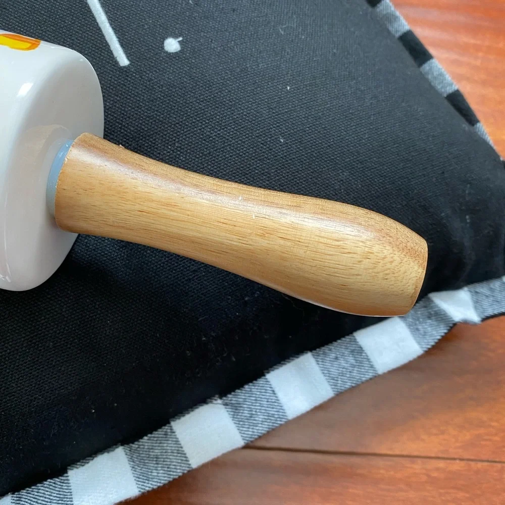 ✨NWT Rae Dunn Halloween Boo Candy Corn Rolling Pin ✨
